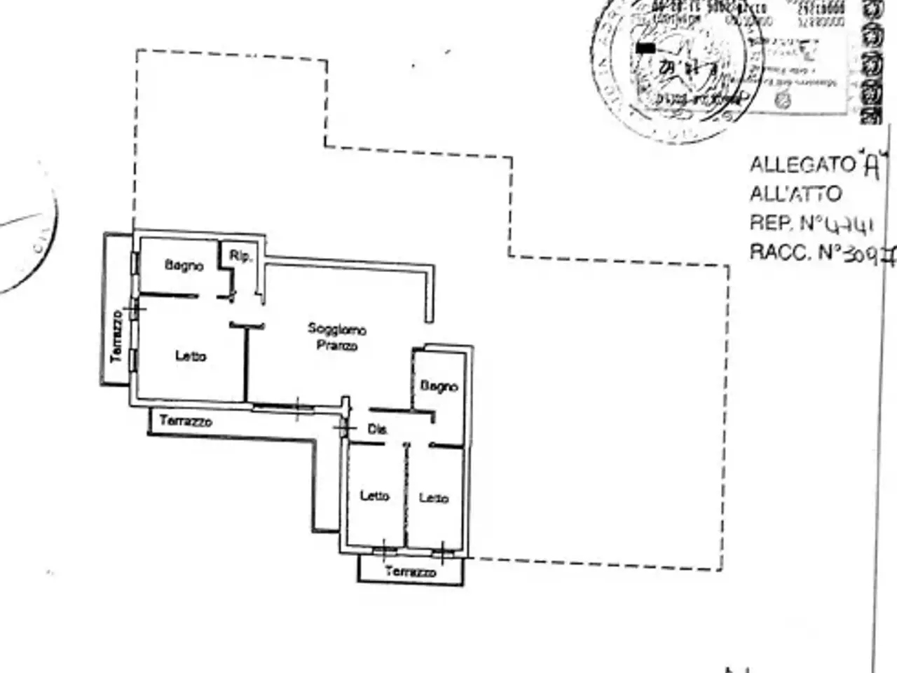 Trilocale in vendita, Piazza Martiri della Libertà 3, Rosolina - Planimetria 1