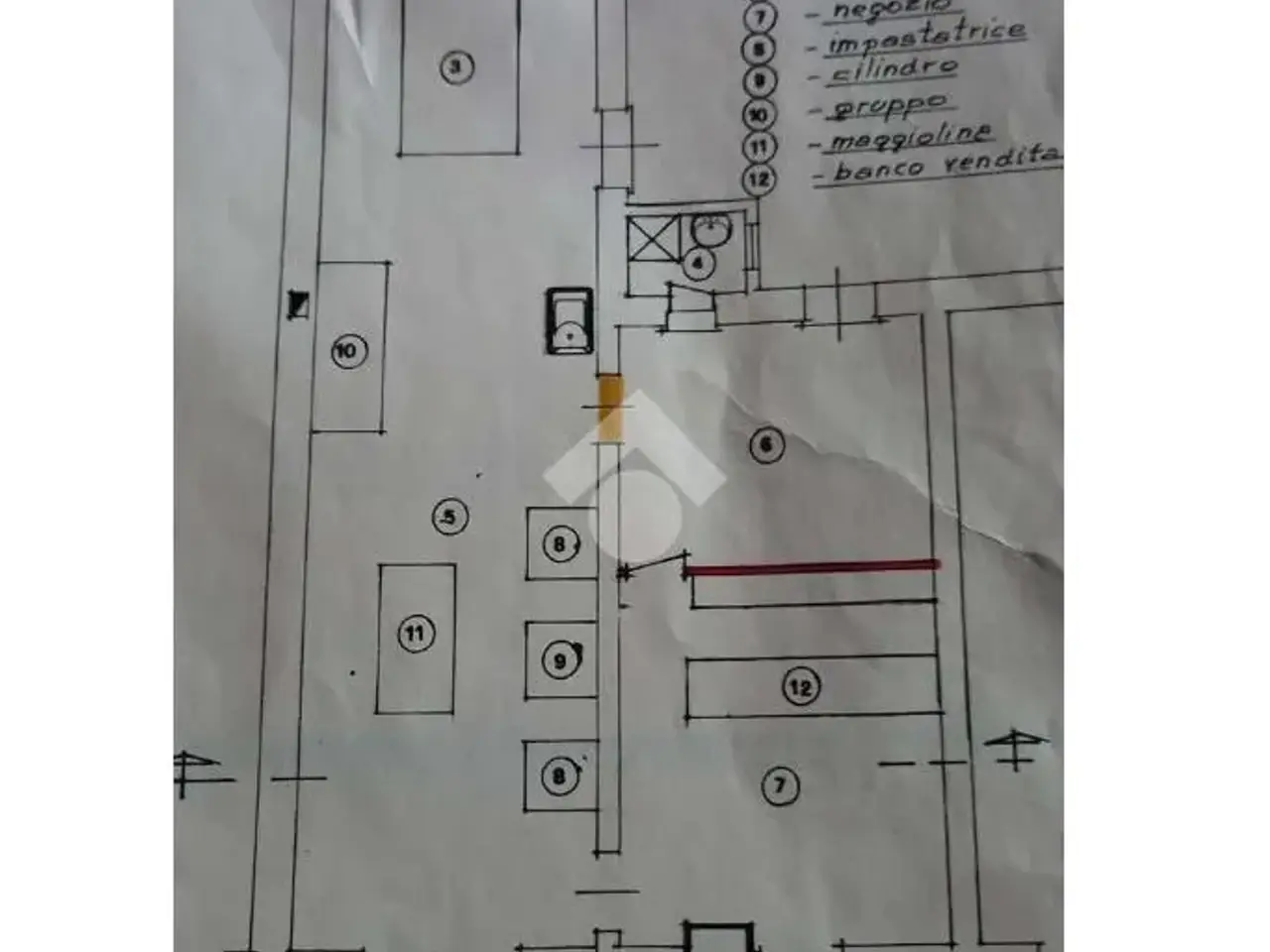 Negozio in Via Gian Domenico Buffa 9, Ovada, {3} - Planimetria 1