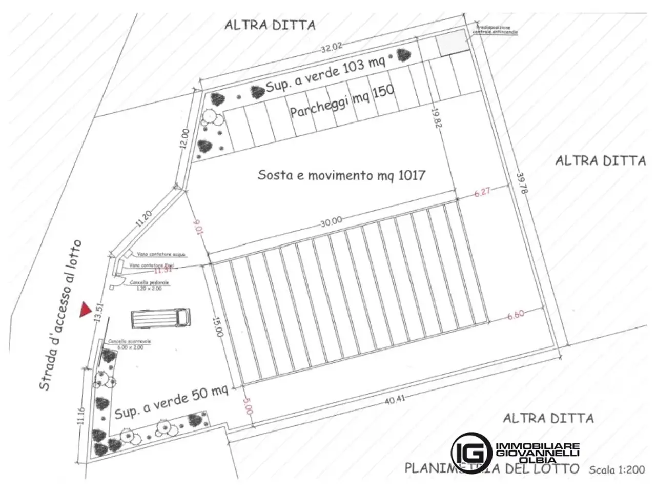 Capannone in , Olbia, {3} - Planimetria 1