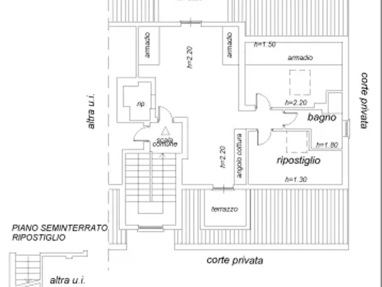 Trilocale in vendita, Via Filippo Turati 15, Monterotondo - Planimetria 1