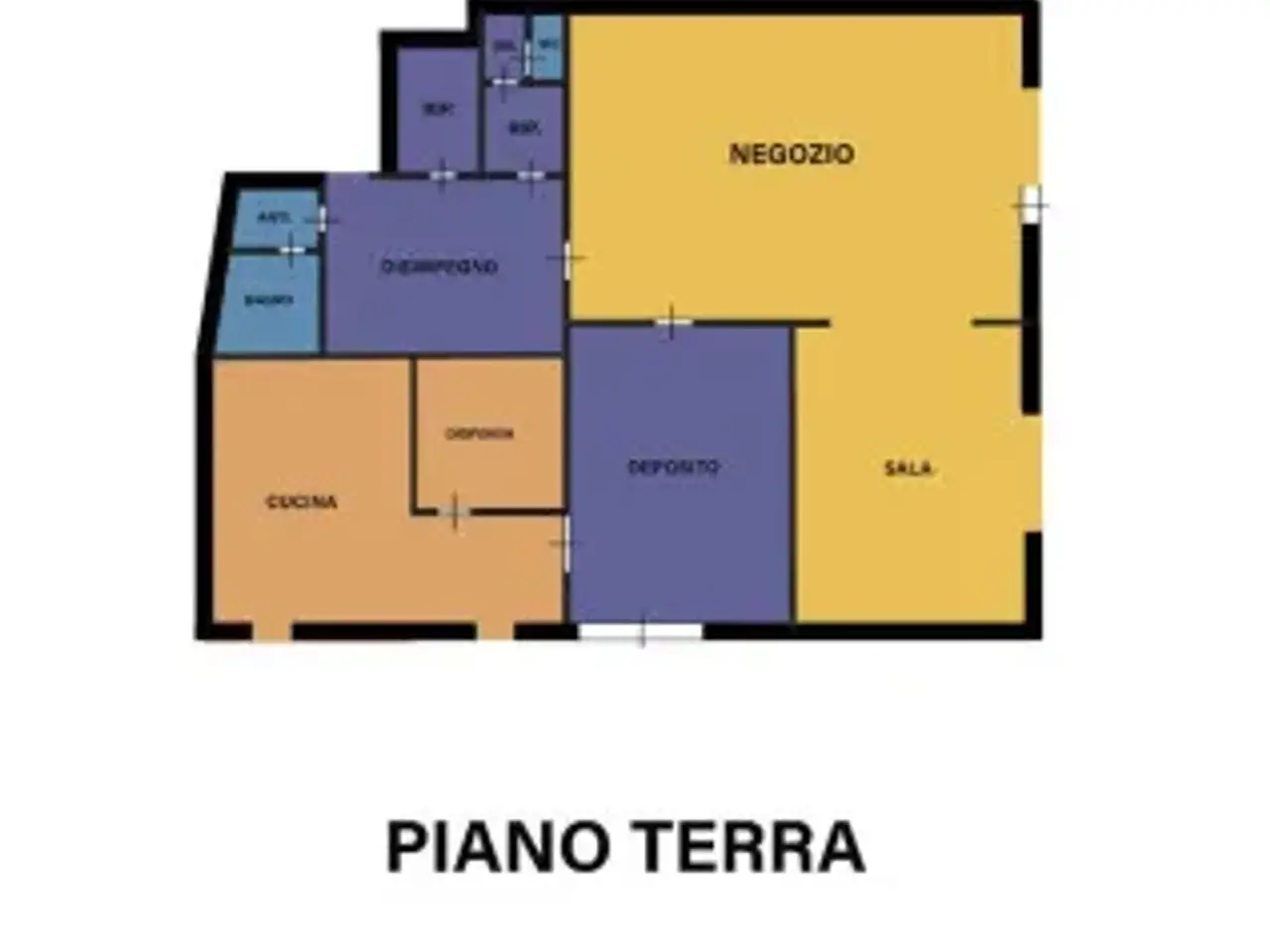 Negozio in Corso Armando Diaz, Forli', {3} - Planimetria 1