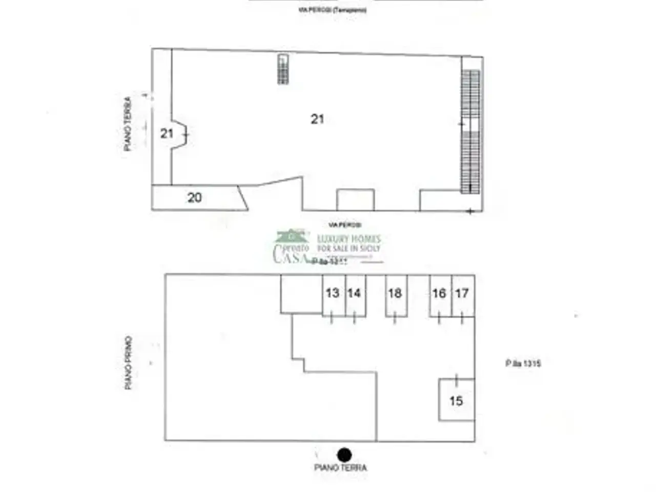 Locale commerciale in Via E. Criscione Lupis, Ragusa, {3} - Planimetria 1