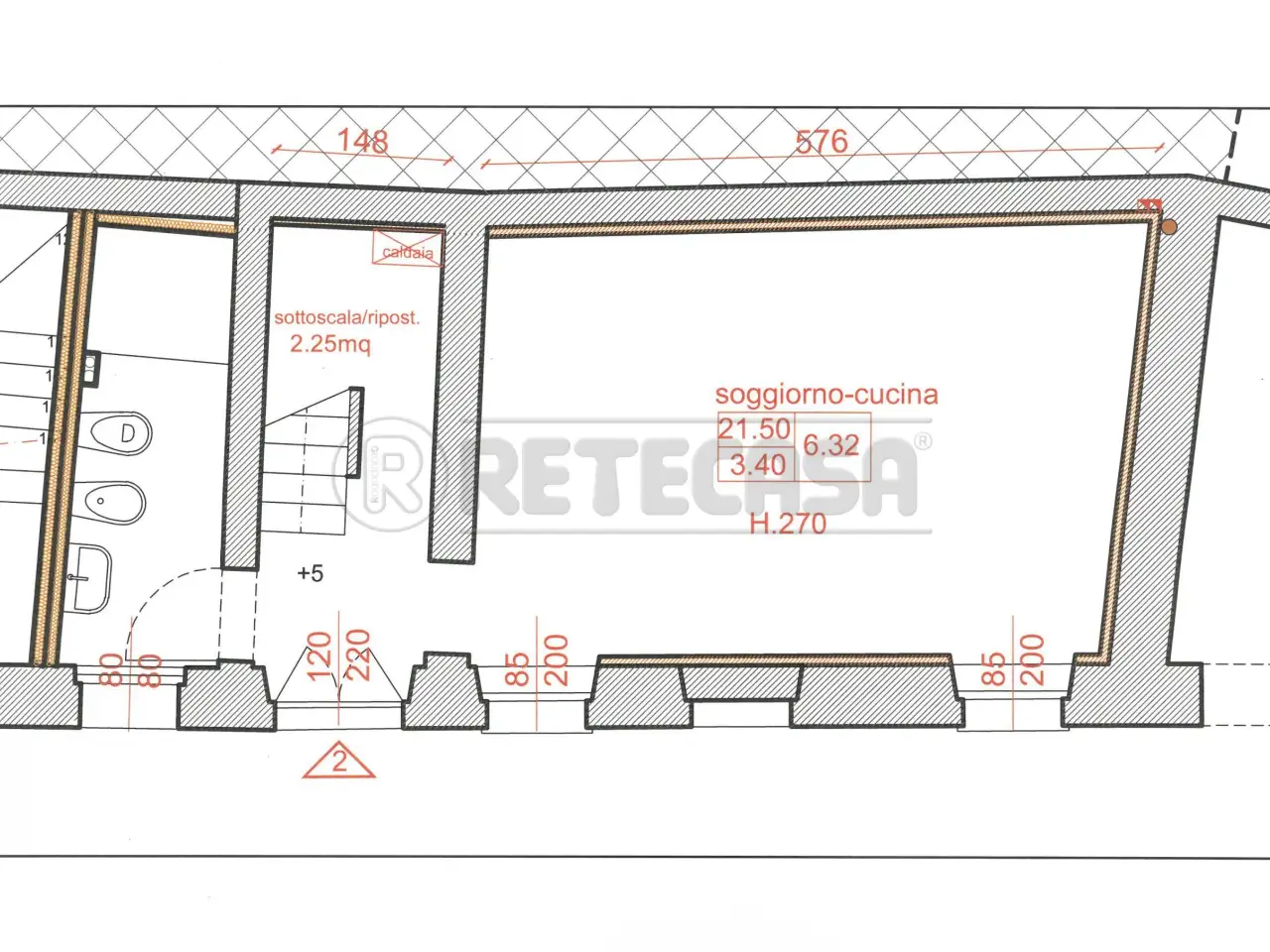 Palazzina commerciale in Via Cavour, Crema, {3} - Planimetria 1