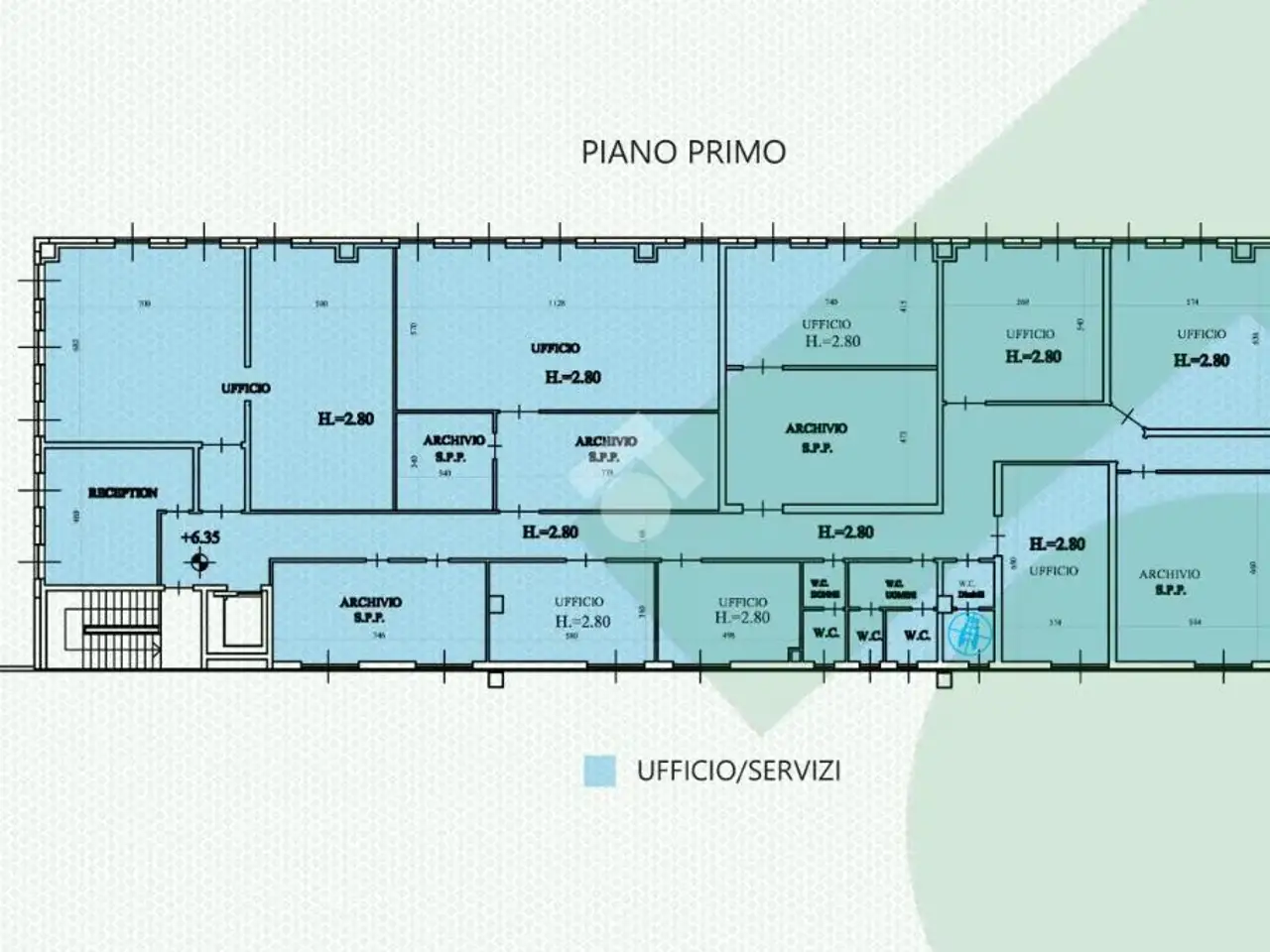 Ufficio in Via Gian Lorenzo Bernini 55, Lainate, {3} - Planimetria 1