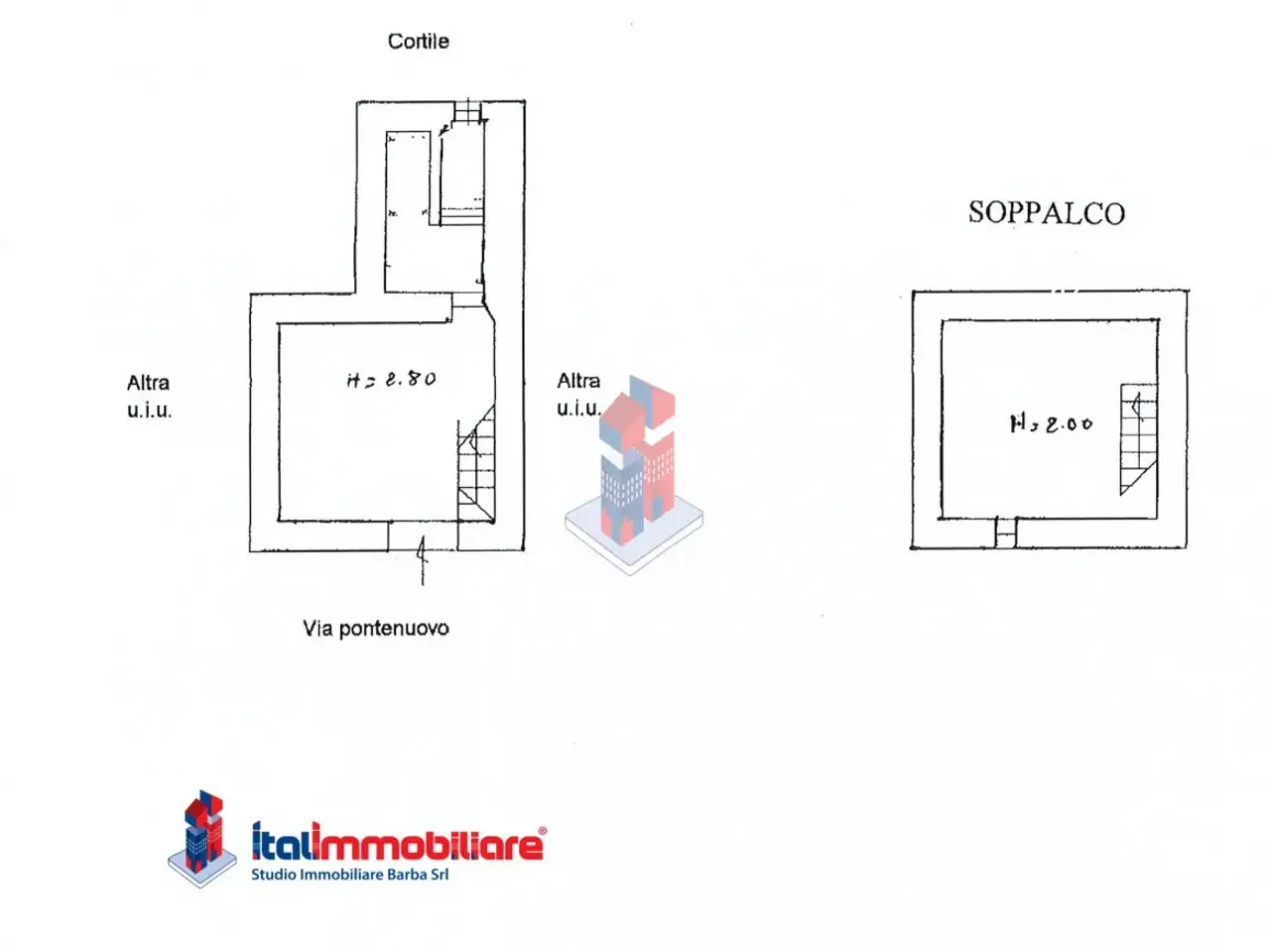 Negozio in Via Rosaroll (Adiacenze), Napoli, {3} - Planimetria 1