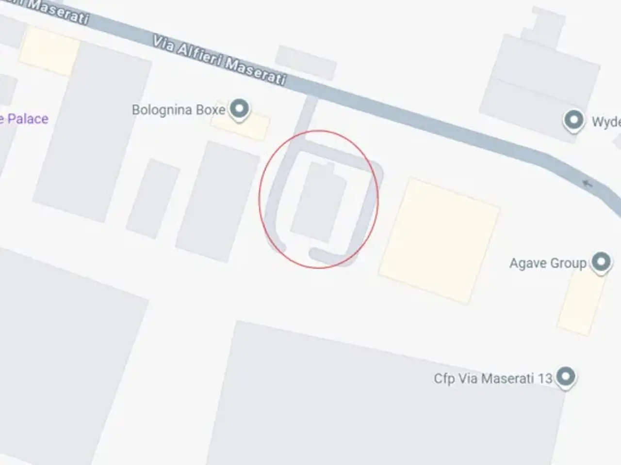 Stabile - Palazzo in Via Alfieri Maserati 7, Bologna, {3} - Planimetria 1