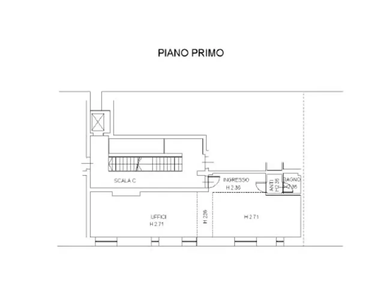 Ufficio in Stradello Conrad Marca Relli 3, Parma, {3} - Planimetria 1