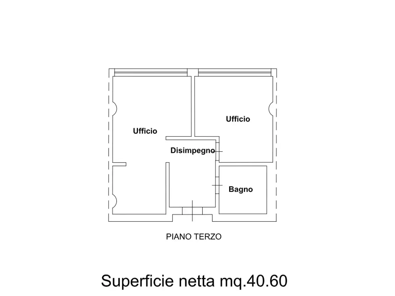 Ufficio in , Lucca, {3} - Planimetria 1