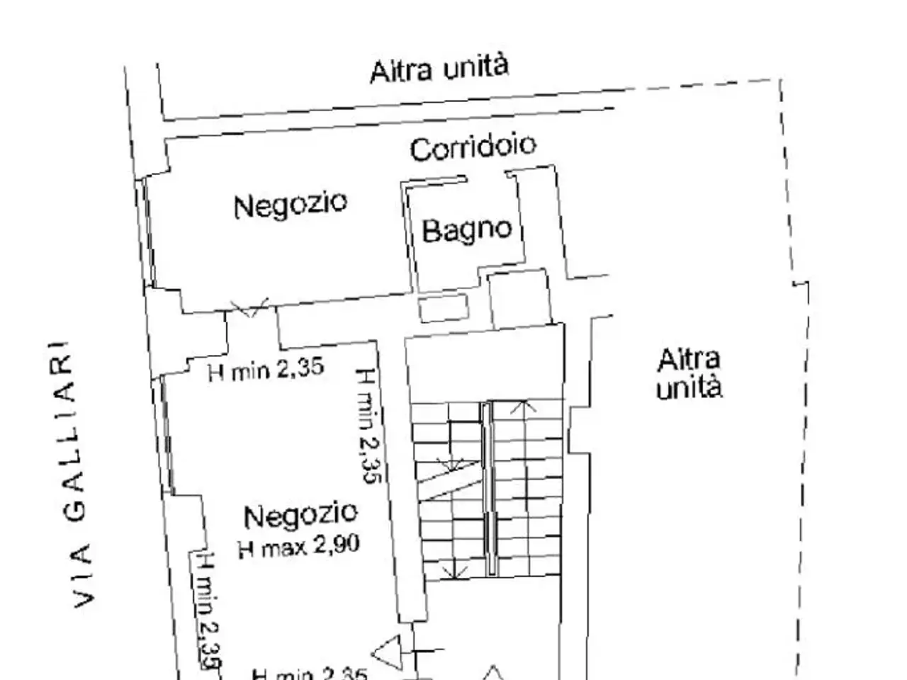 Negozio in Piazza Alessandro Cantono 1, Andorno Micca, {3} - Planimetria 1