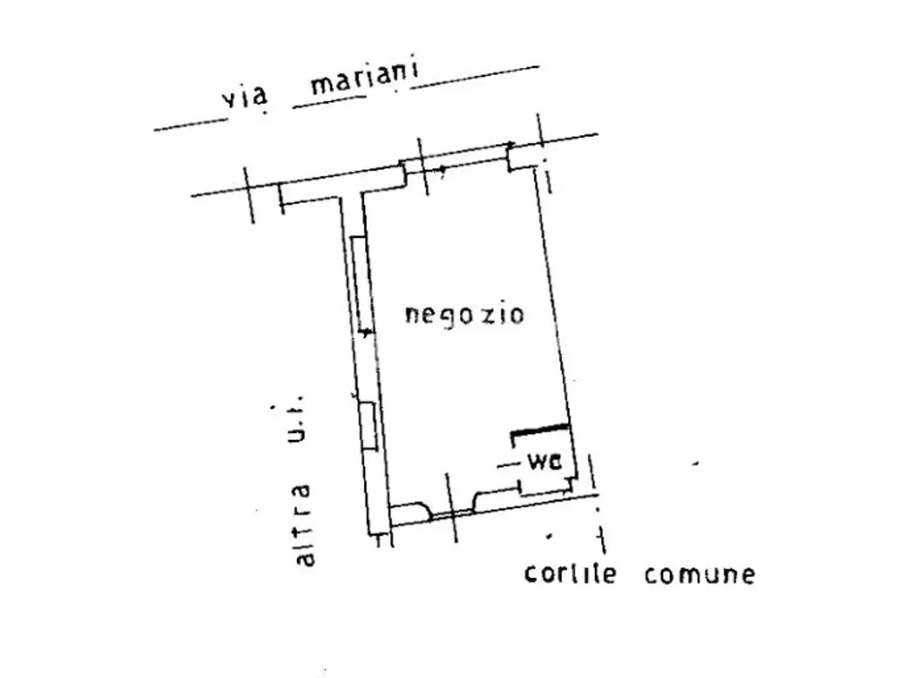 Negozio in Via P. Mariani 25, Nova Milanese, {3} - Planimetria 1