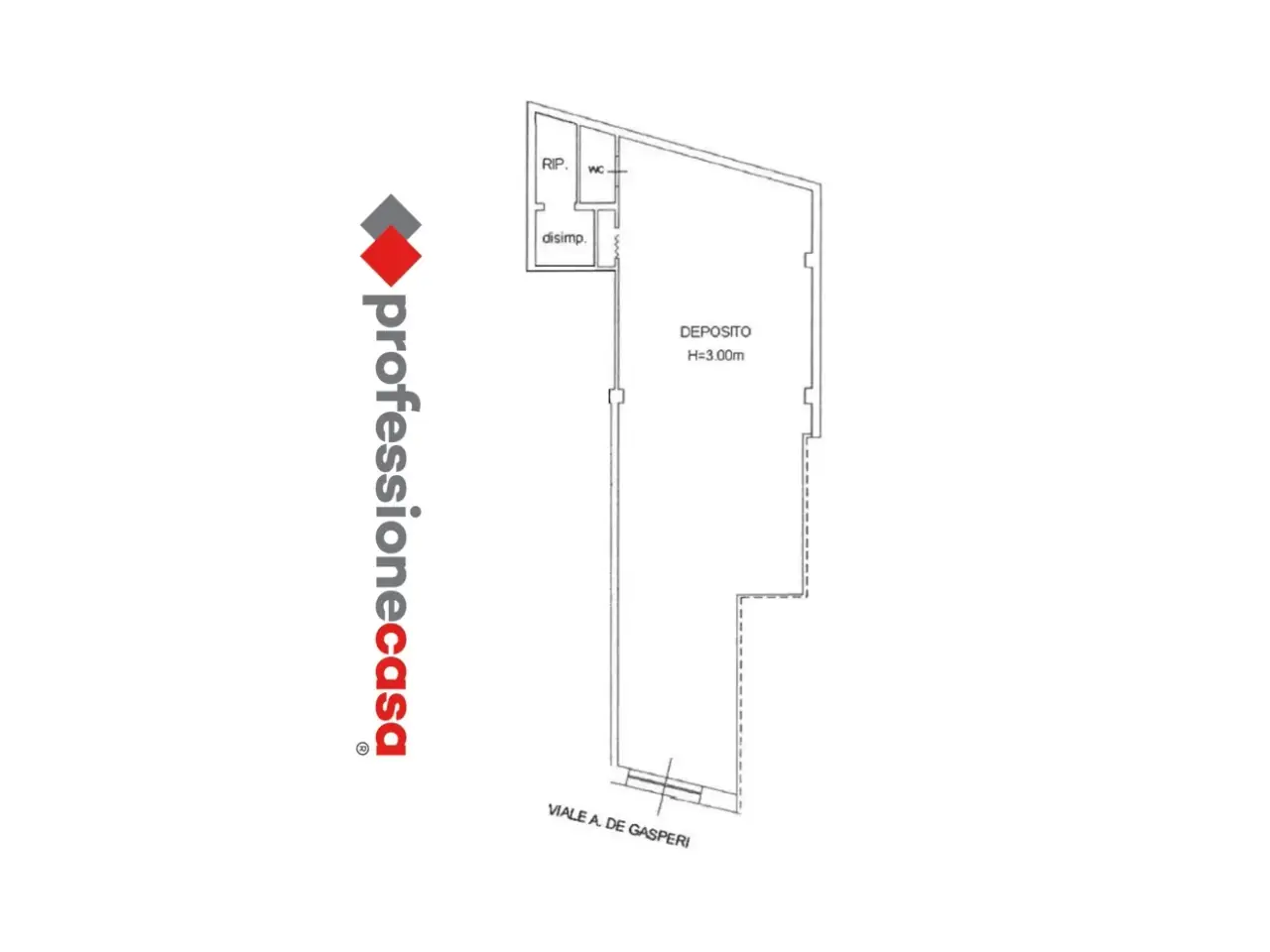 Magazzino in Via De Gasperi 21, Grottaglie, {3} - Planimetria 1