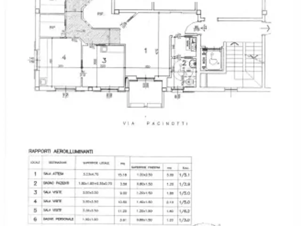 Ufficio in Via Volontari del Sangue 5a, Villa Cortese, {3} - Planimetria 1