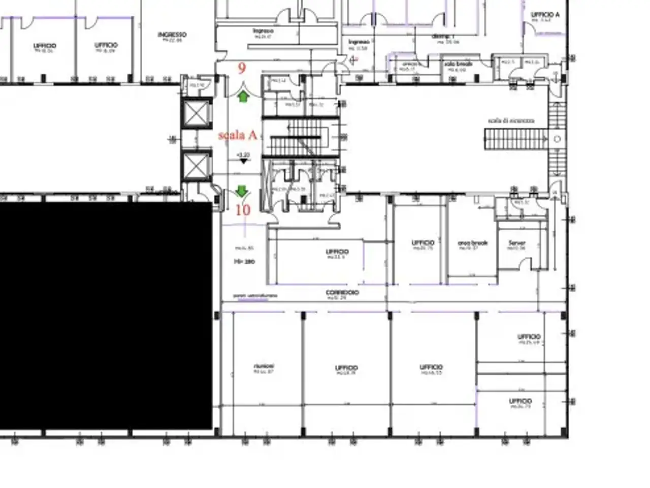 Ufficio in Via Roma, Cassina De' Pecchi, {3} - Planimetria 1