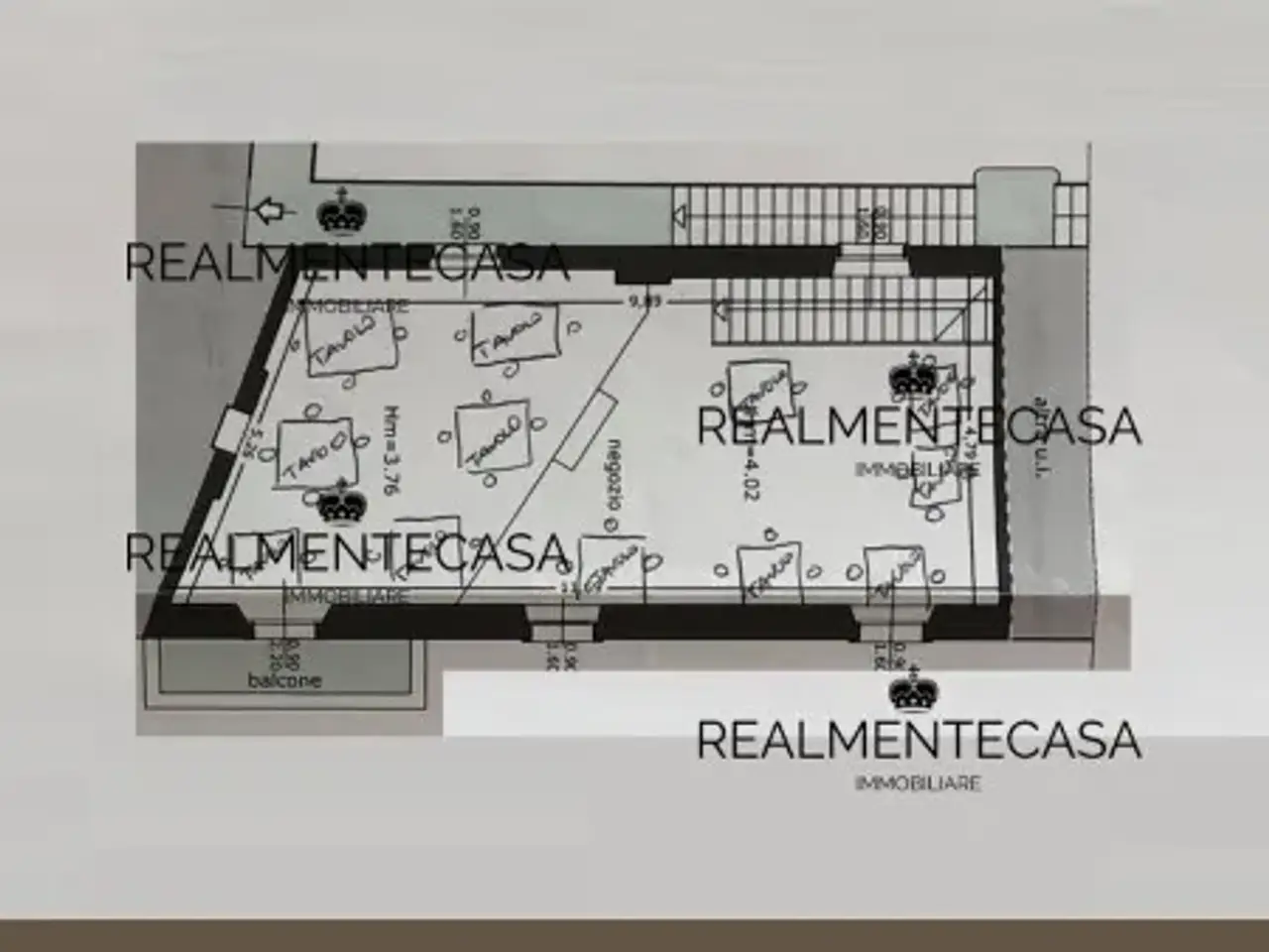 Bar in Corso San Pietro, Abbiategrasso, {3} - Planimetria 1
