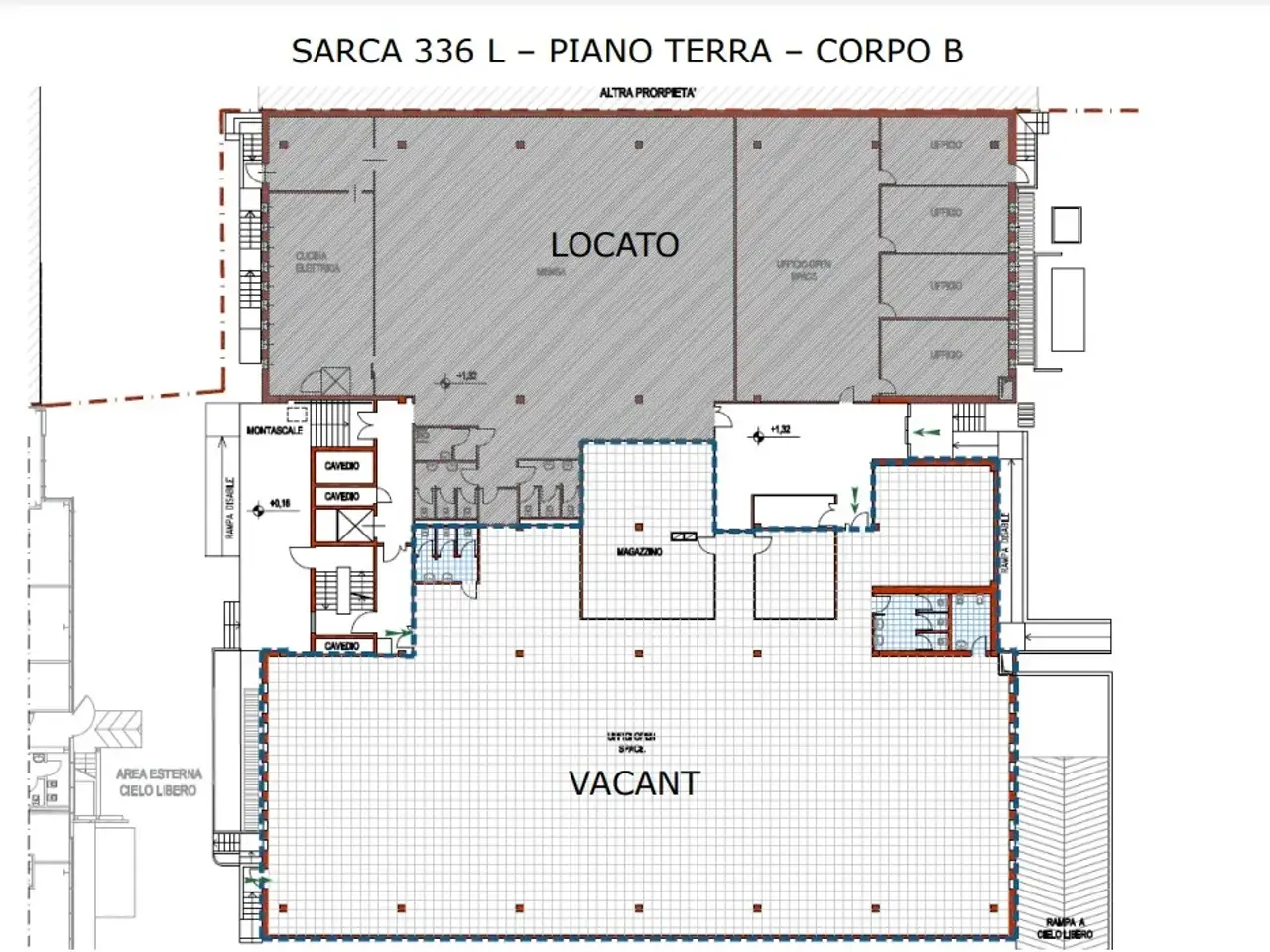 Ufficio in Viale Sarca, 336 20126, Milano, {3} - Planimetria 1