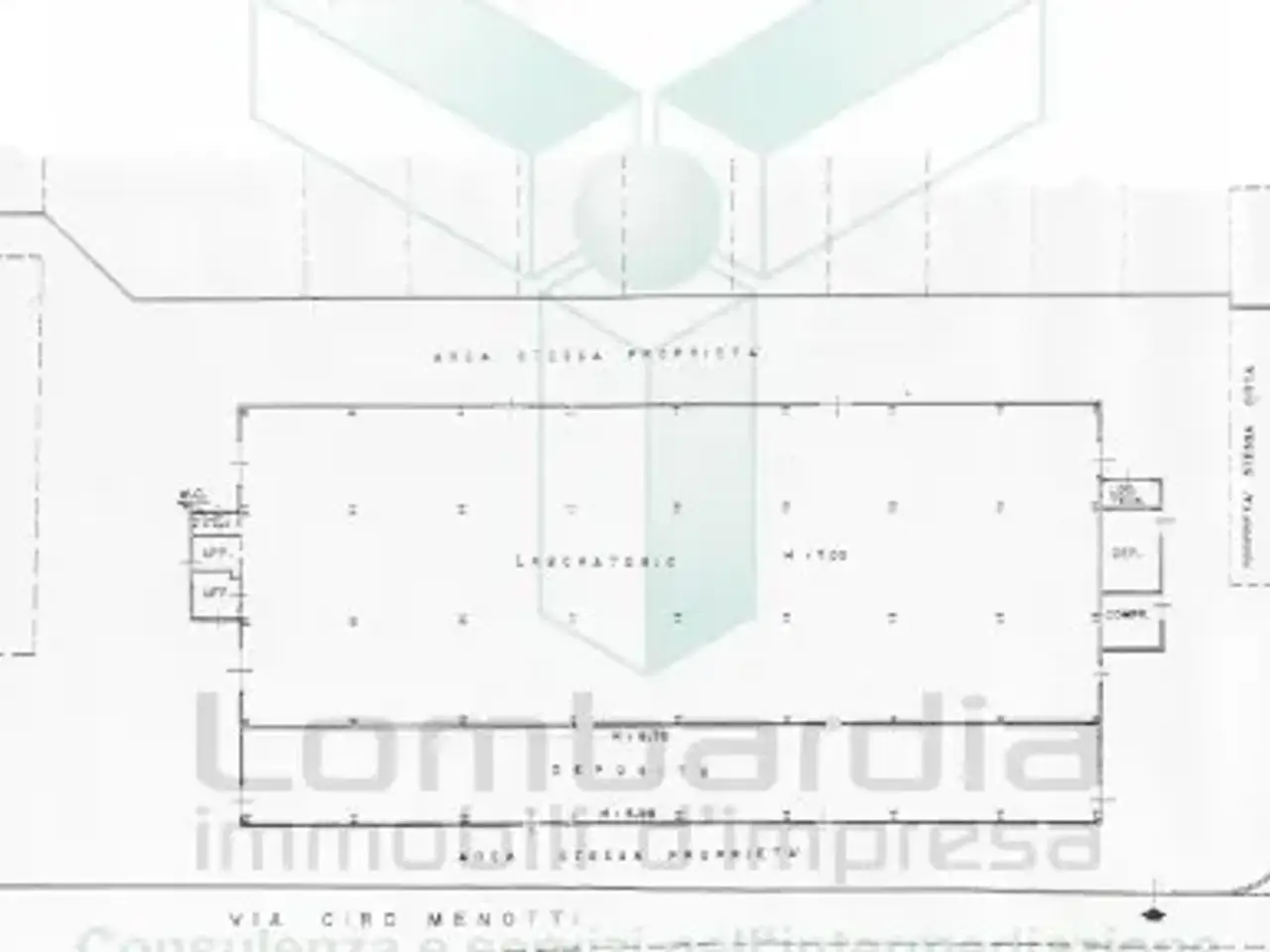 Capannone in Via Giuseppe di Vittorio 29, Pieve Emanuele, {3} - Planimetria 1
