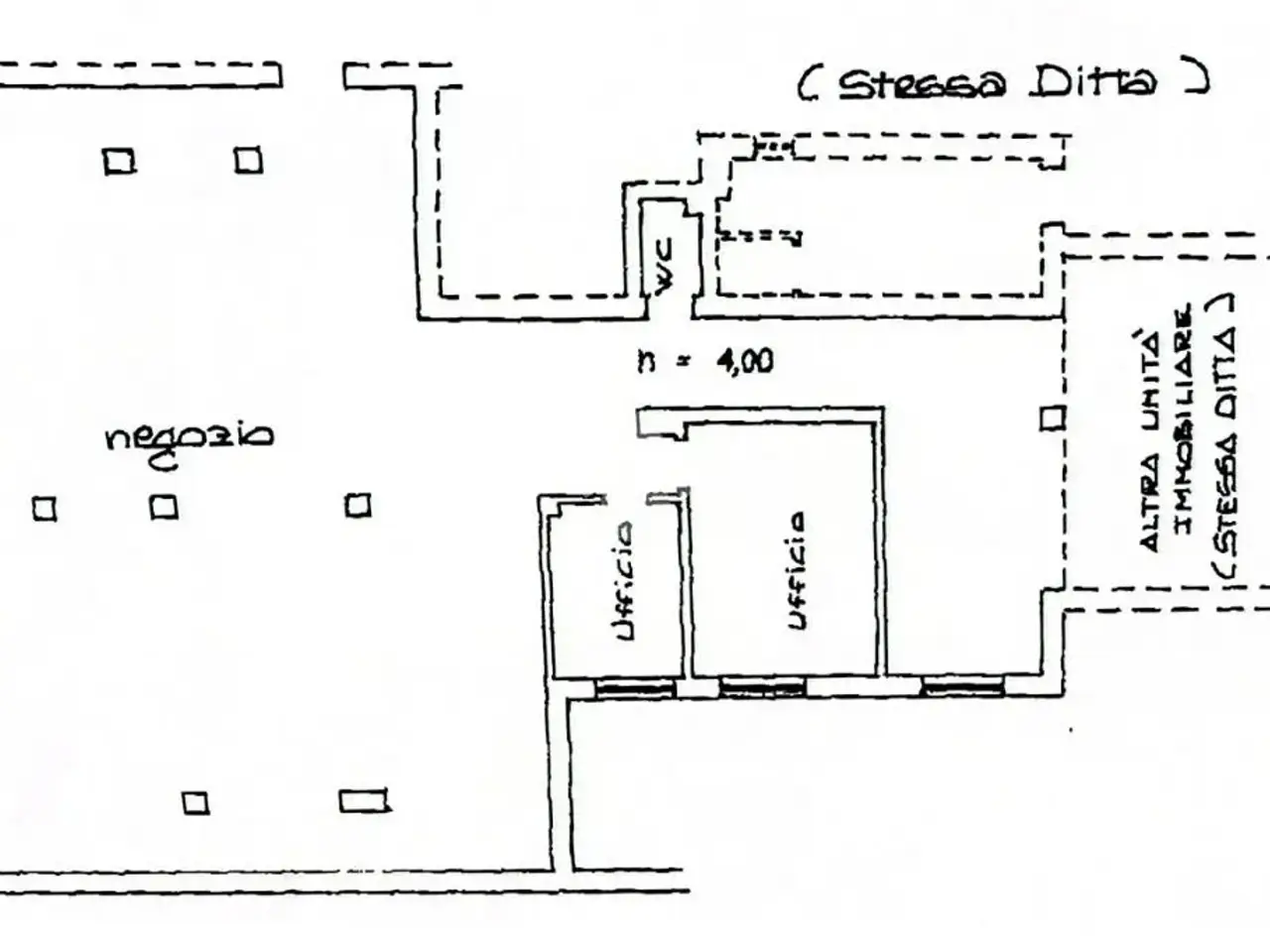 Negozio in Via Ivrea 102, Montalto Dora, {3} - Planimetria 1