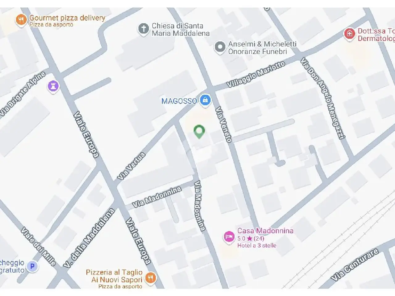 Negozio in Via Madonnina 32, Villafranca Di Verona, {3} - Planimetria 1