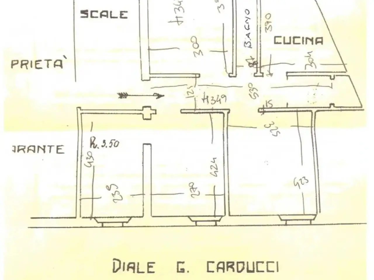 Quadrilocale, Livorno - Planimetria 1