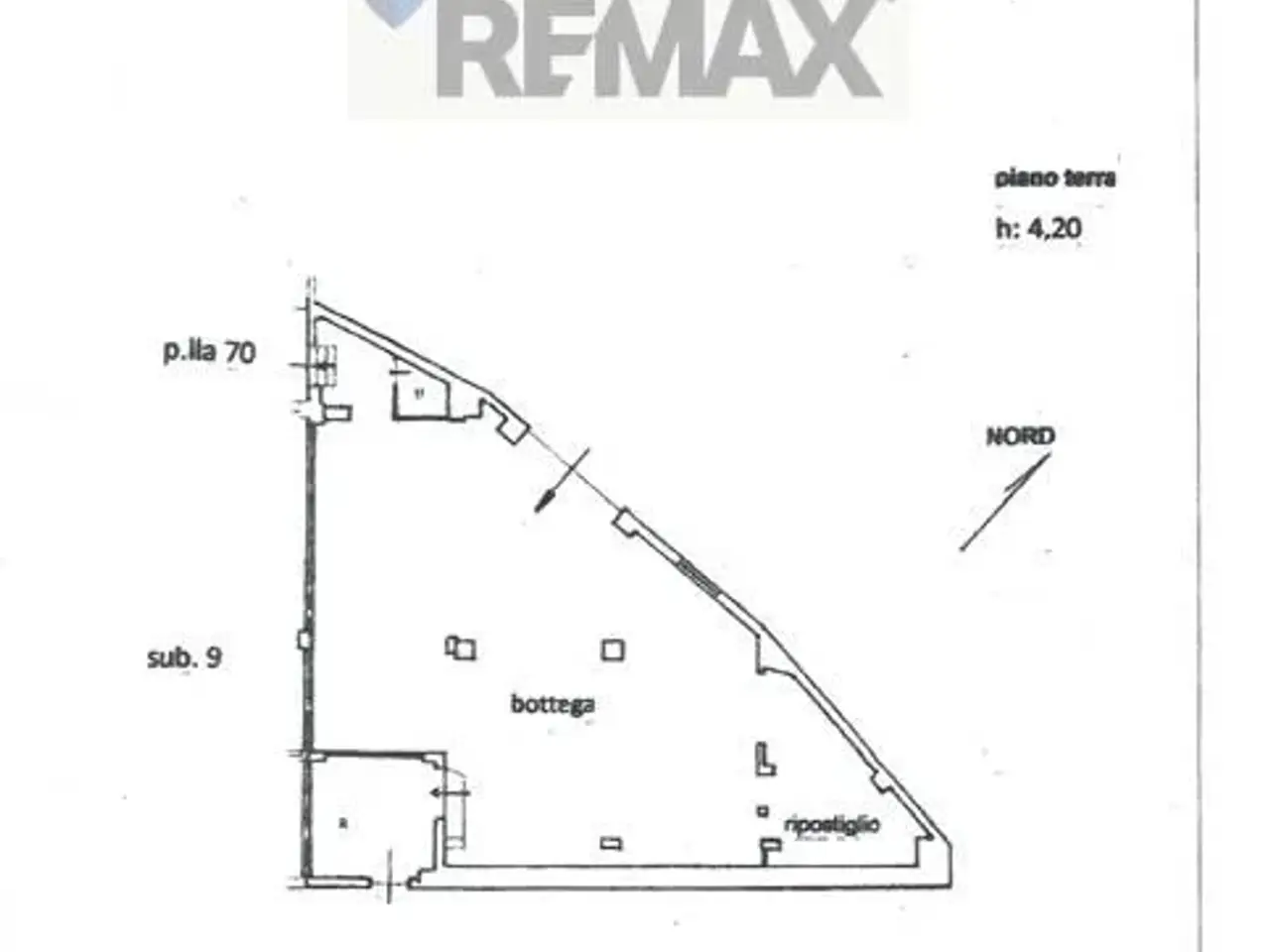 Negozio in Via Galermo 276, Catania, {3} - Planimetria 1