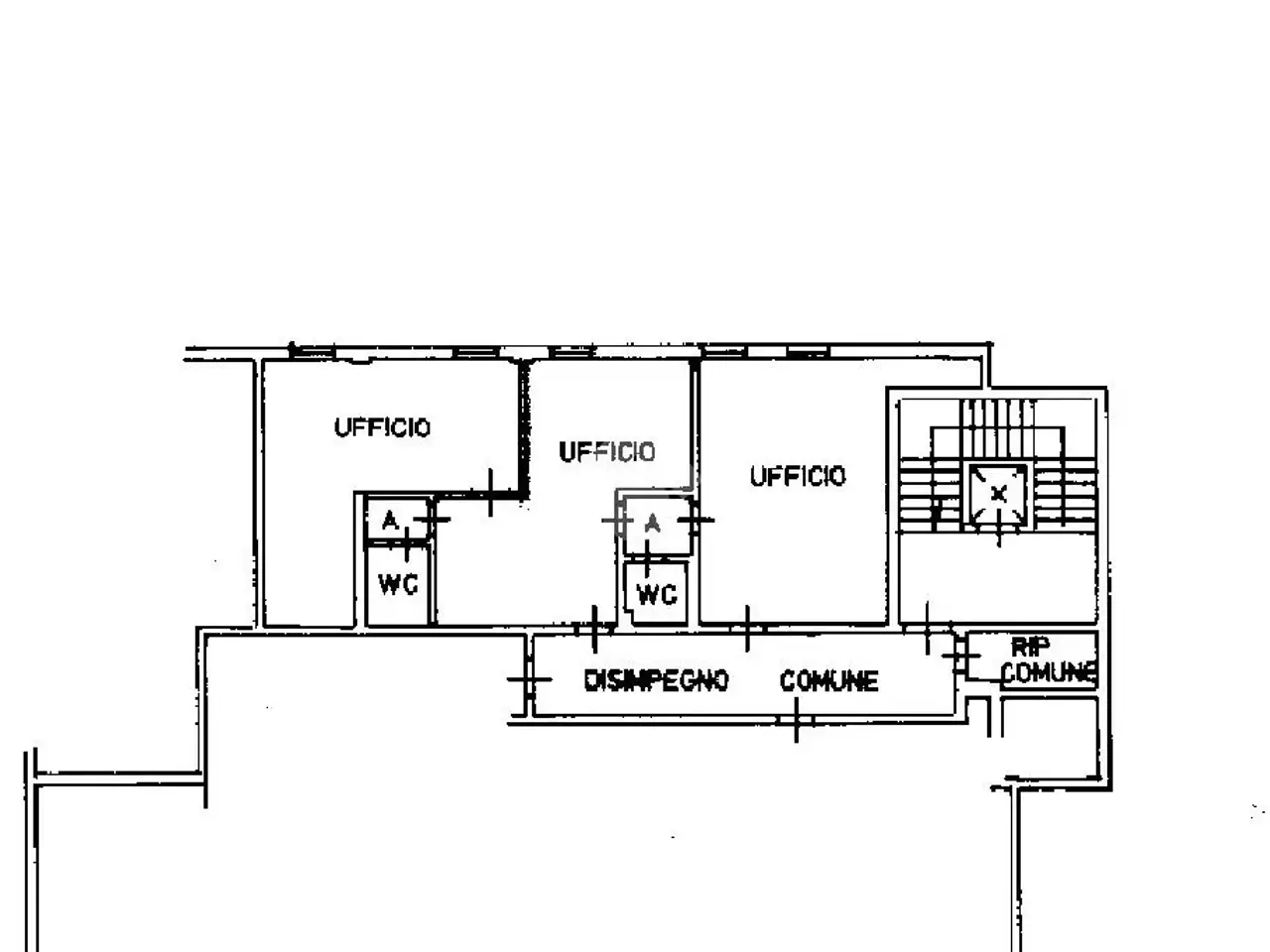 Ufficio in Via Baldassarre Peruzzi 10, Carpi, {3} - Planimetria 1