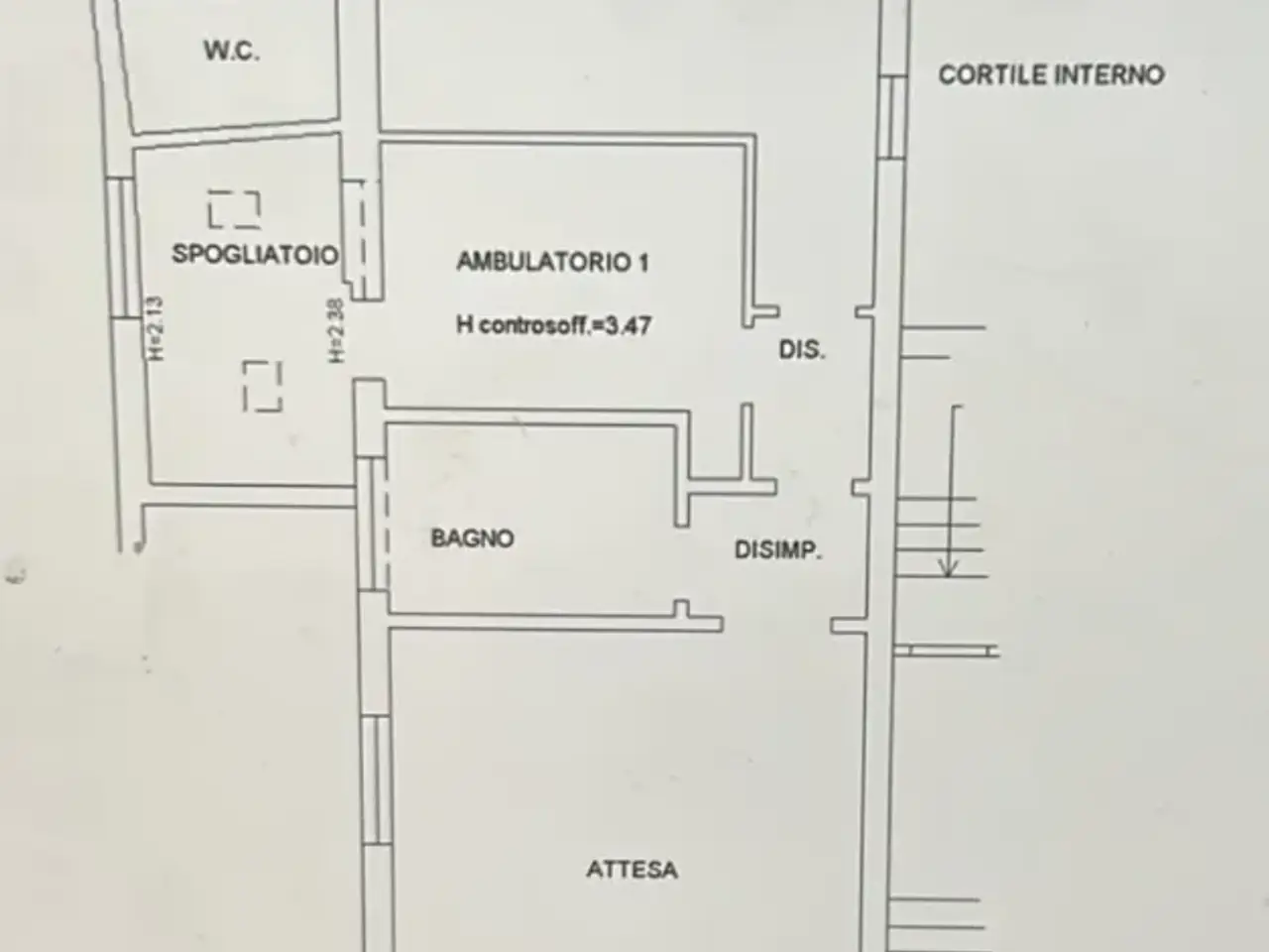 Negozio in Via l. Valdrighi 18, Formigine, {3} - Planimetria 1