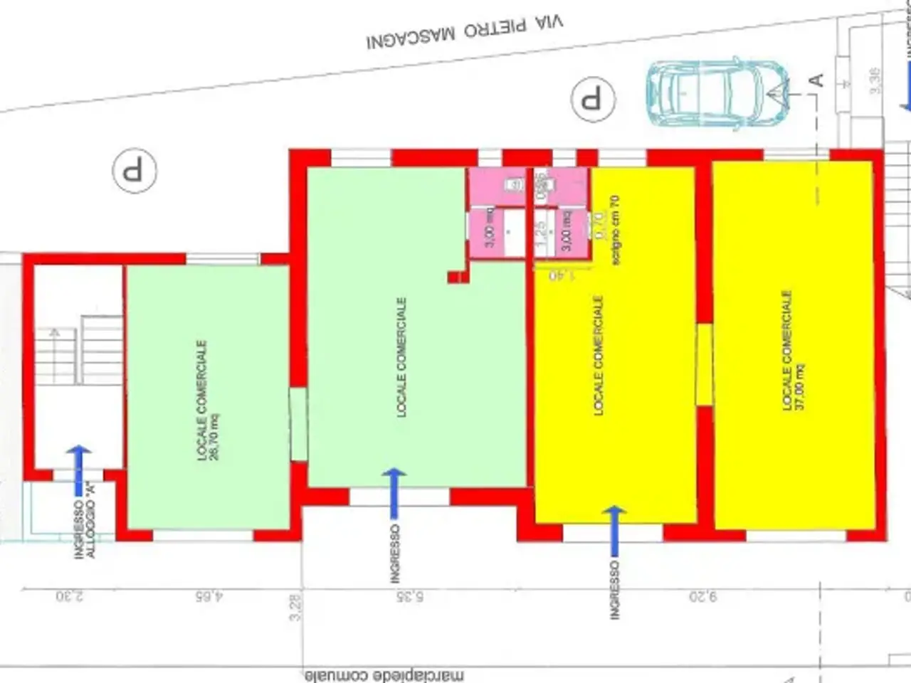 Negozio in Via Empolese, Pieve A Nievole, {3} - Planimetria 1