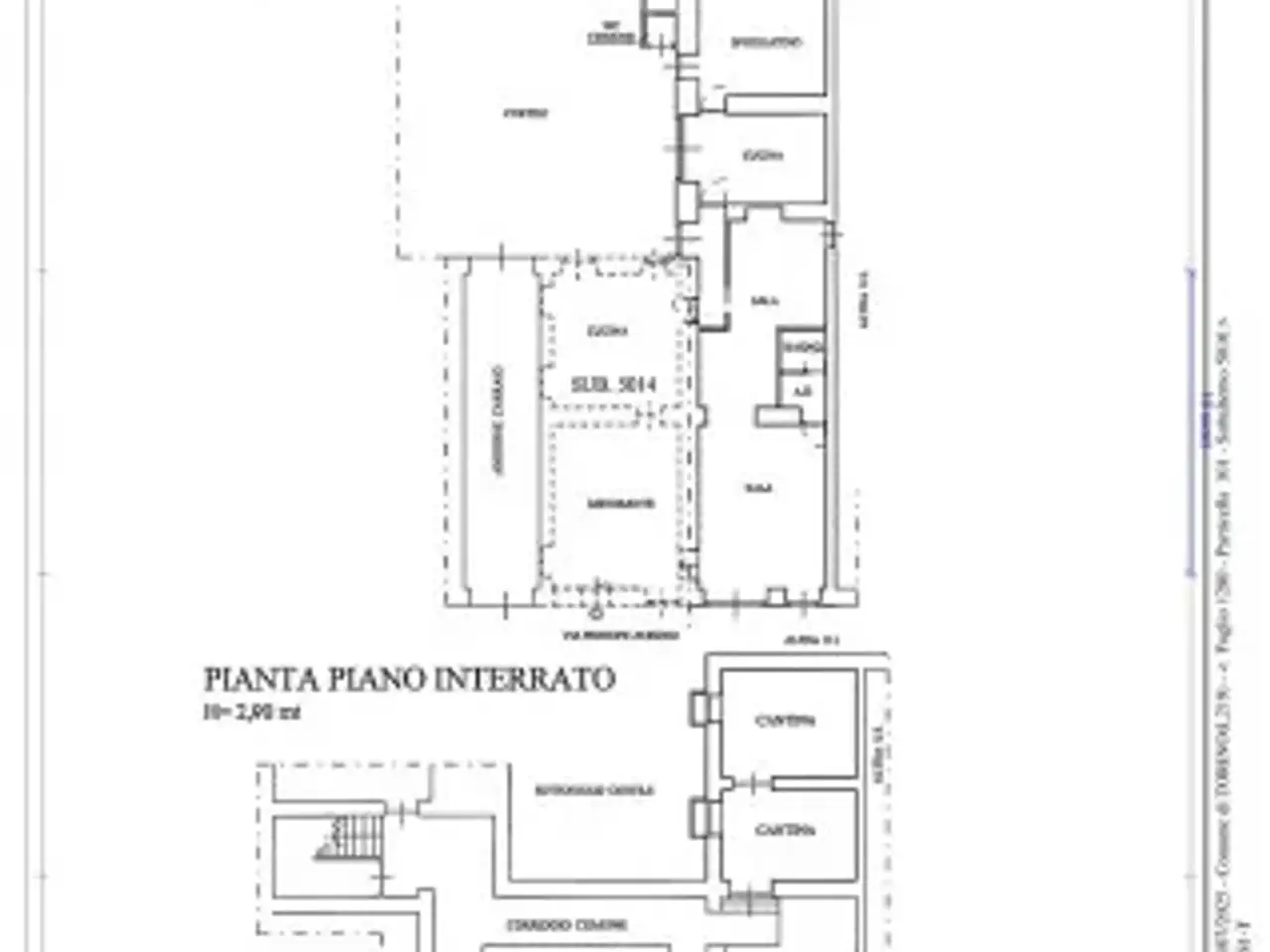 Negozio in Via Principe Amedeo 25, Torino, {3} - Planimetria 1