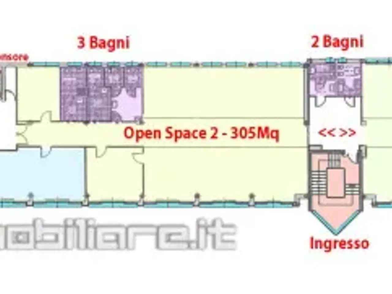 Ufficio in Via Porrettana 506, Casalecchio Di Reno, {3} - Planimetria 1