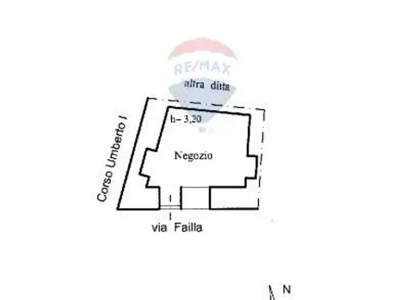 Negozio in Corso Umberto, Chiaramonte Gulfi, {3} - Planimetria 1