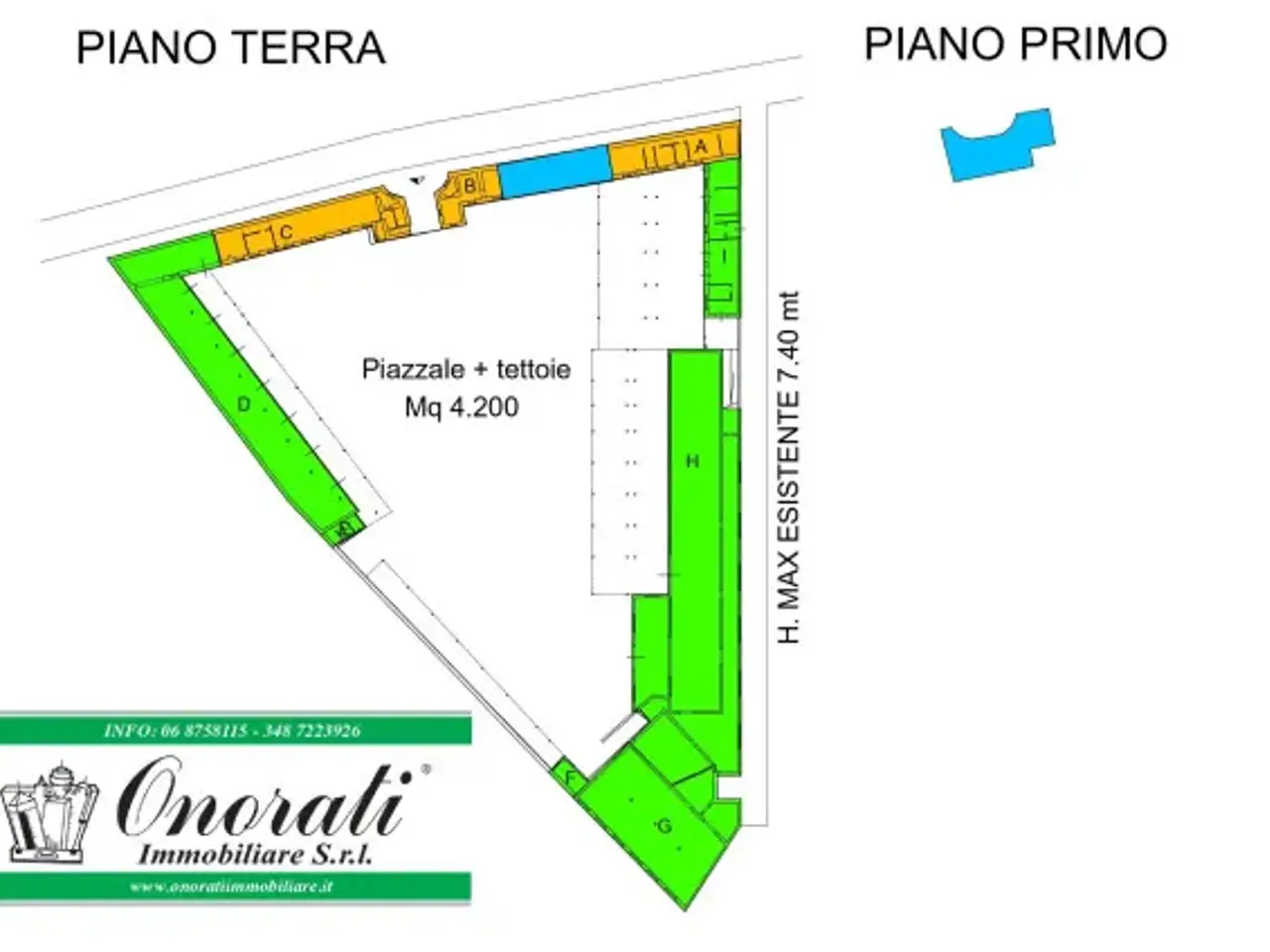 Capannone in Via dei Laghi, Ciampino, {3} - Planimetria 1