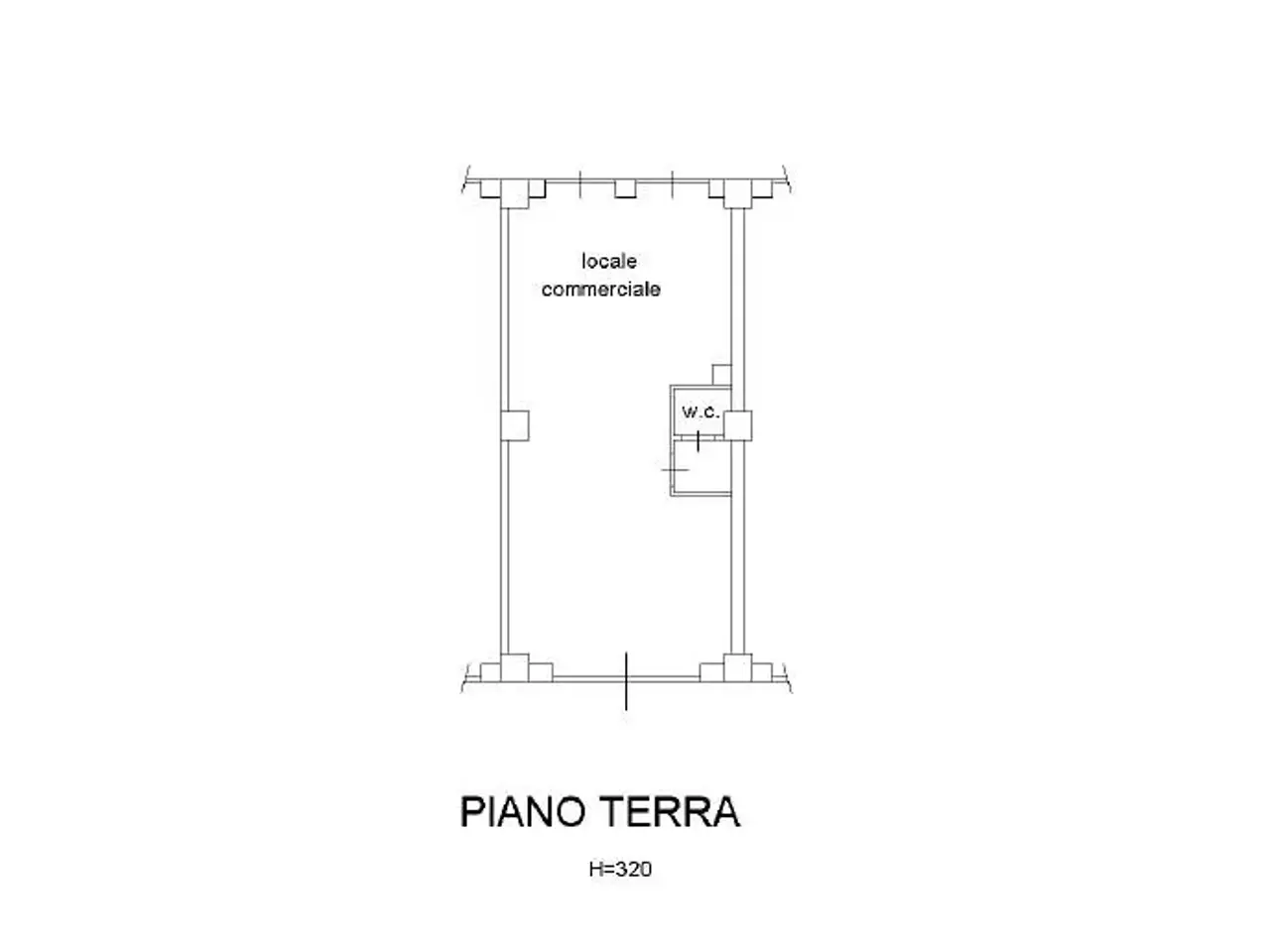 Negozio in Via Gran Bretagna, Santa Maria Capua Vetere, {3} - Planimetria 1