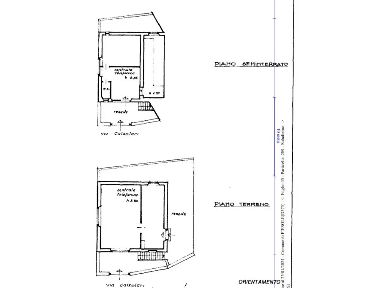 Capannone in Via Calzolari, Fiesole, {3} - Planimetria 1