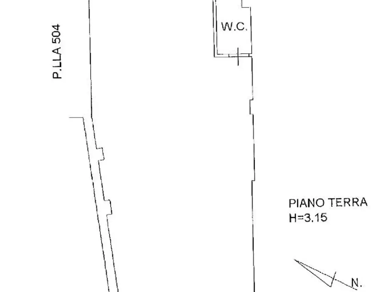 Magazzino in Via del Pesce 4, Formia, {3} - Planimetria 1
