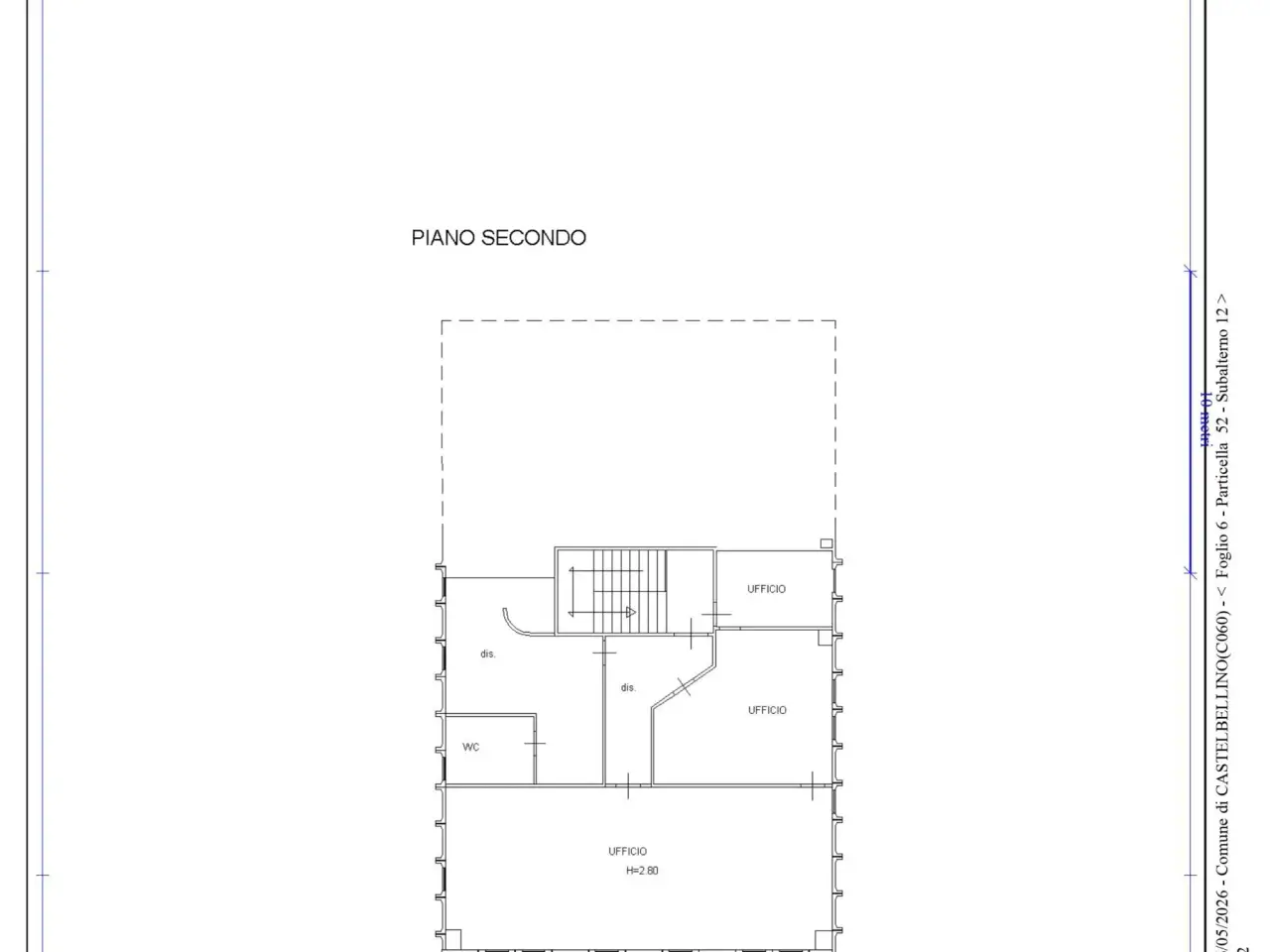 Ufficio in Contrada Molino 16, Castelbellino, {3} - Planimetria 1