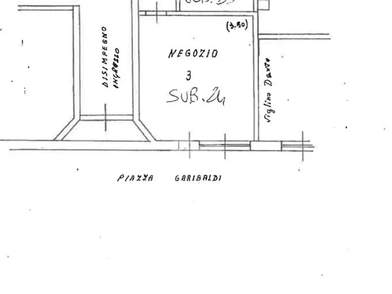 Negozio in Piazza Giuseppe Garibaldi 6, Neive, {3} - Planimetria 1