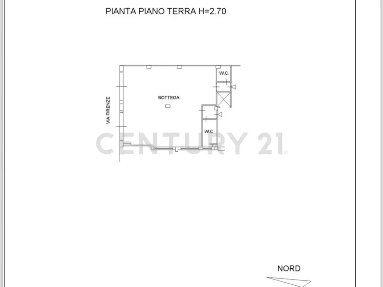 Centro commerciale in Via Firenze 229/231, Catania, {3} - Planimetria 1