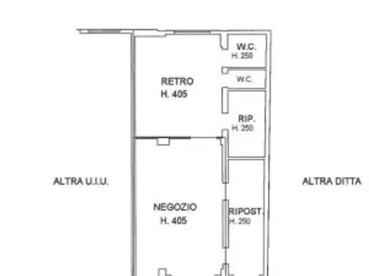 Negozio in Corso Alessandro Manzoni, Monta', {3} - Planimetria 1