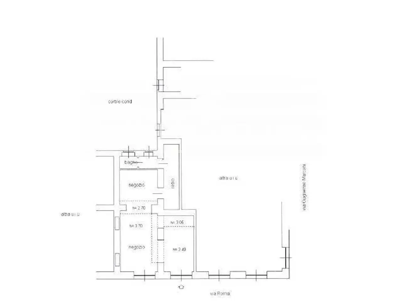 Negozio in Via Roma 30, Sesto San Giovanni, {3} - Planimetria 1