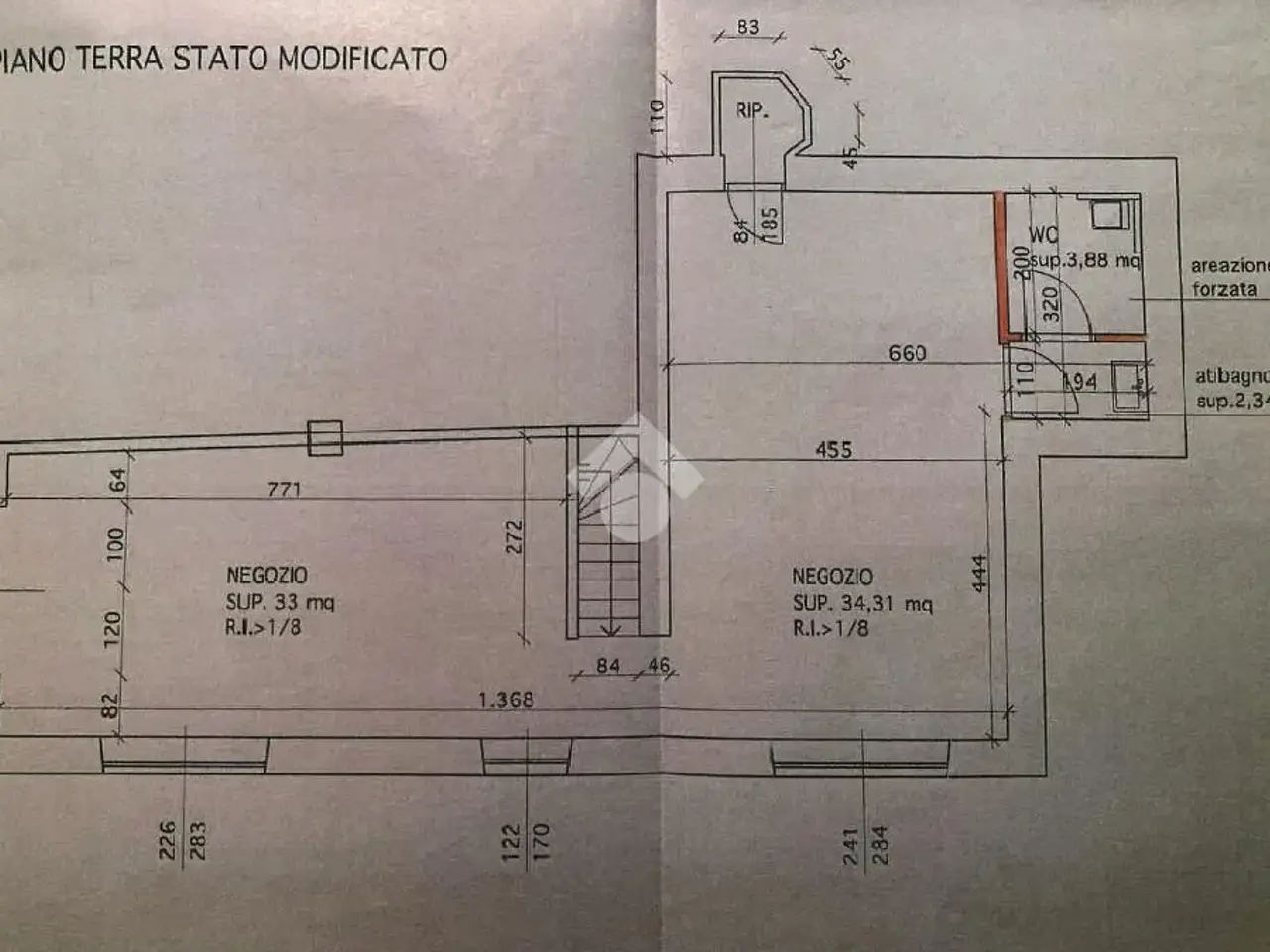 Negozio in Via Noris Enrico 4, Verona, {3} - Planimetria 1