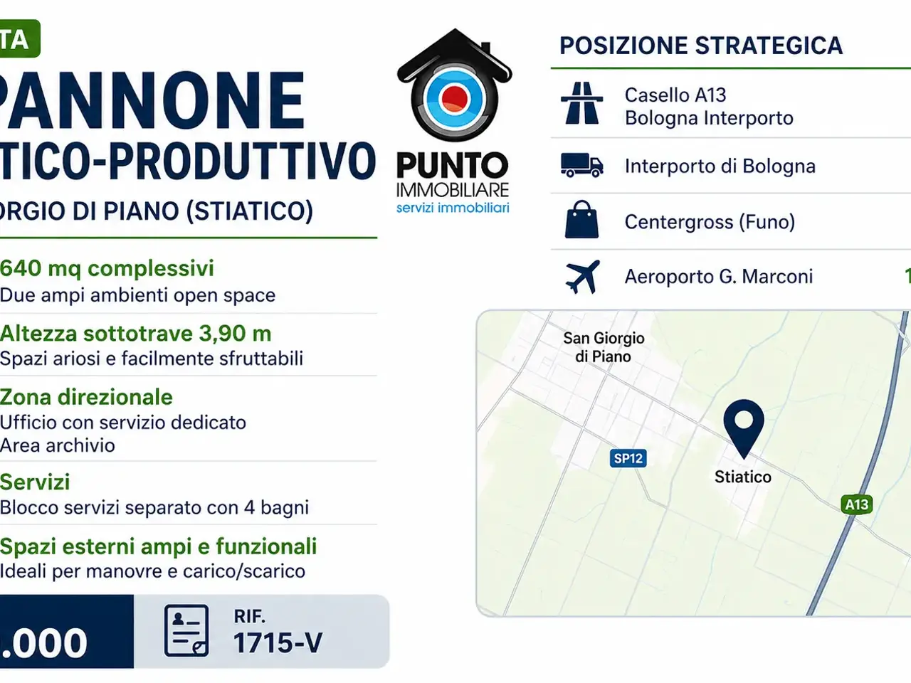 Capannone in Via dé Giudei 3, San Giorgio Di Piano, {3} - Foto 1