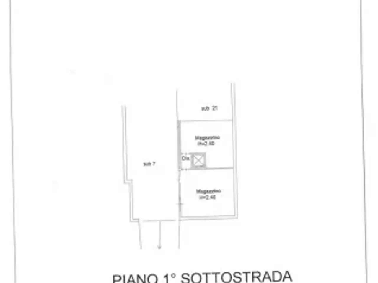 Magazzino in Via Rivierasca dell'Adda 348, Calusco D'Adda, {3} - Planimetria 1