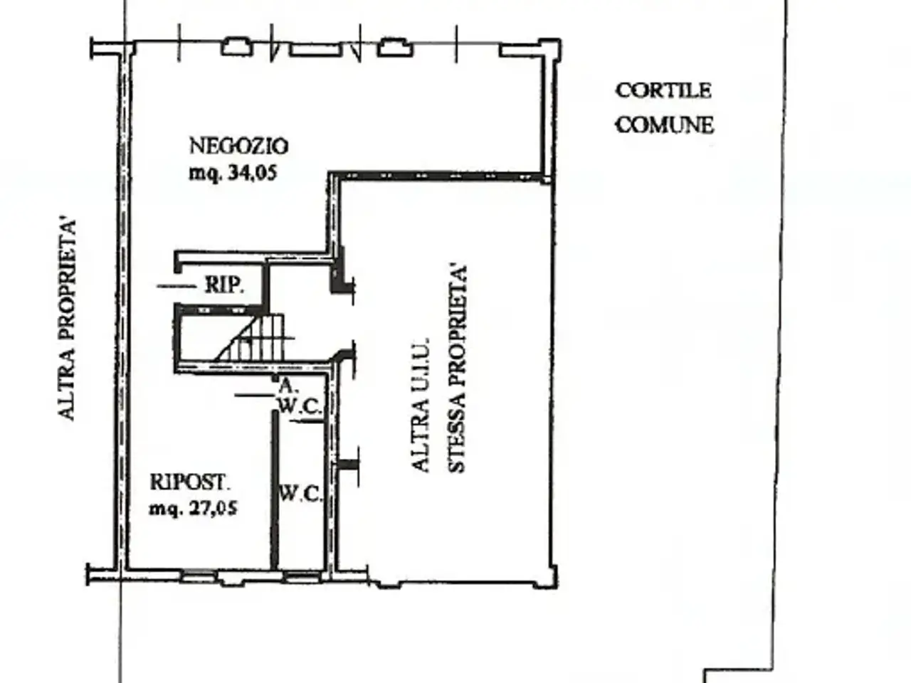 Negozio in Boscochiaro Via Chiara Rovelli 3, Cavarzere, {3} - Planimetria 1