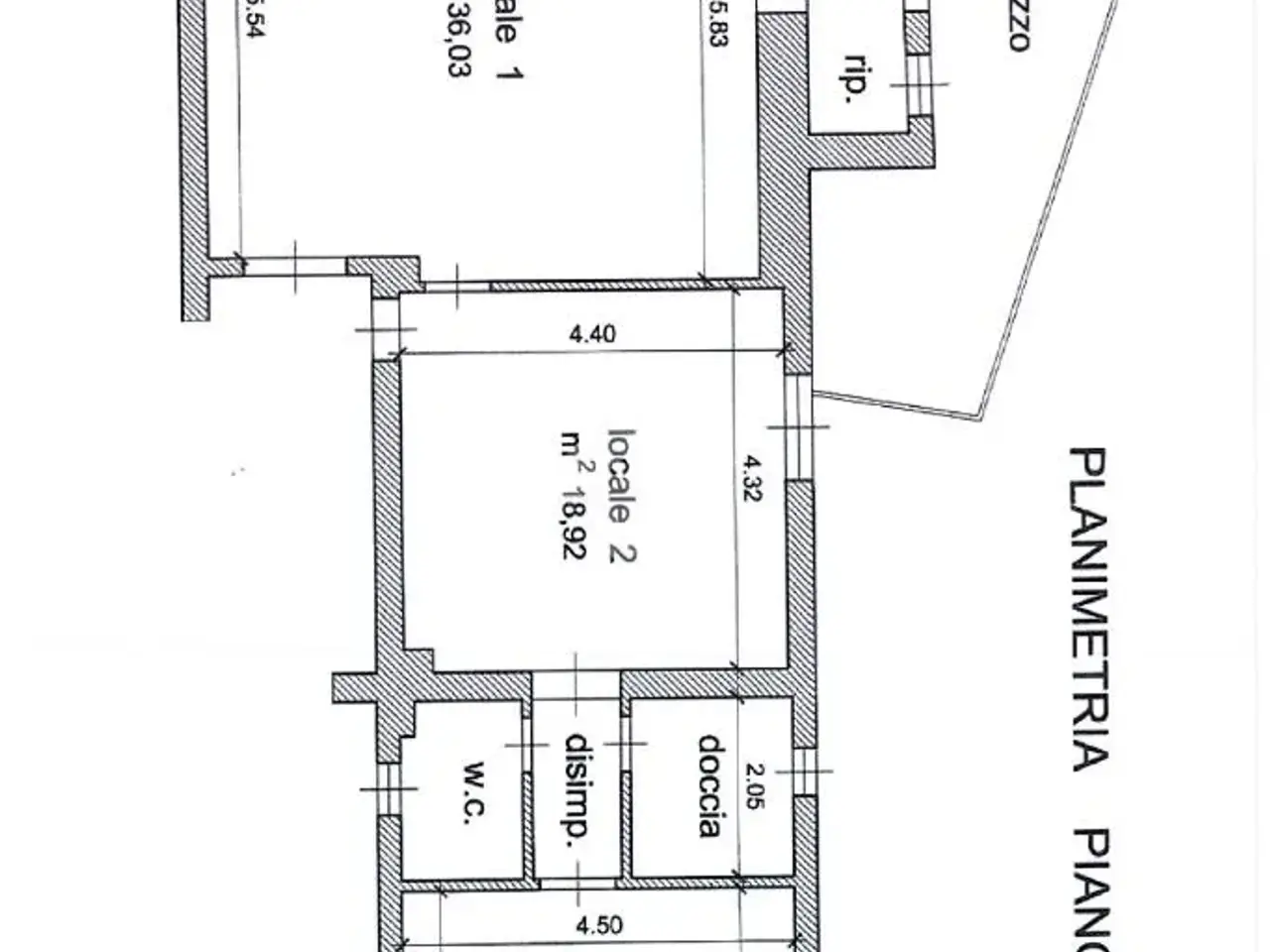 Negozio in Via Milano 1, Chiari, {3} - Planimetria 1