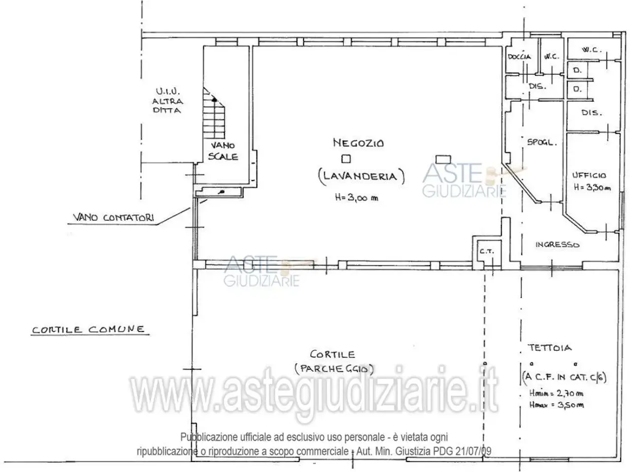 Garage in Via Corio, 12, 10073 Ciriè To, Italia 12, Cirie', {3} - Planimetria 1