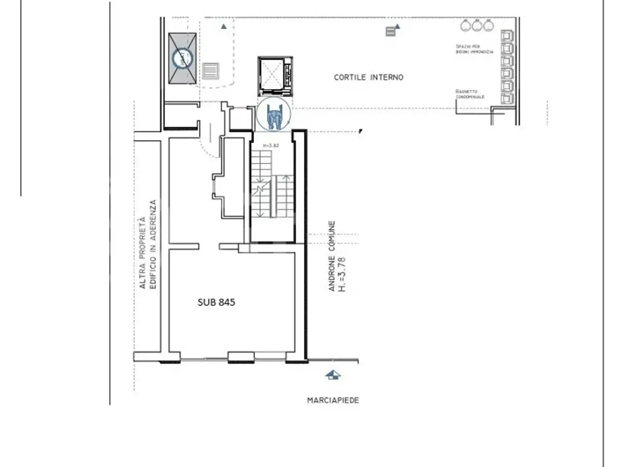 Negozio in Via Ercole Marelli 274, Sesto San Giovanni, {3} - Planimetria 1