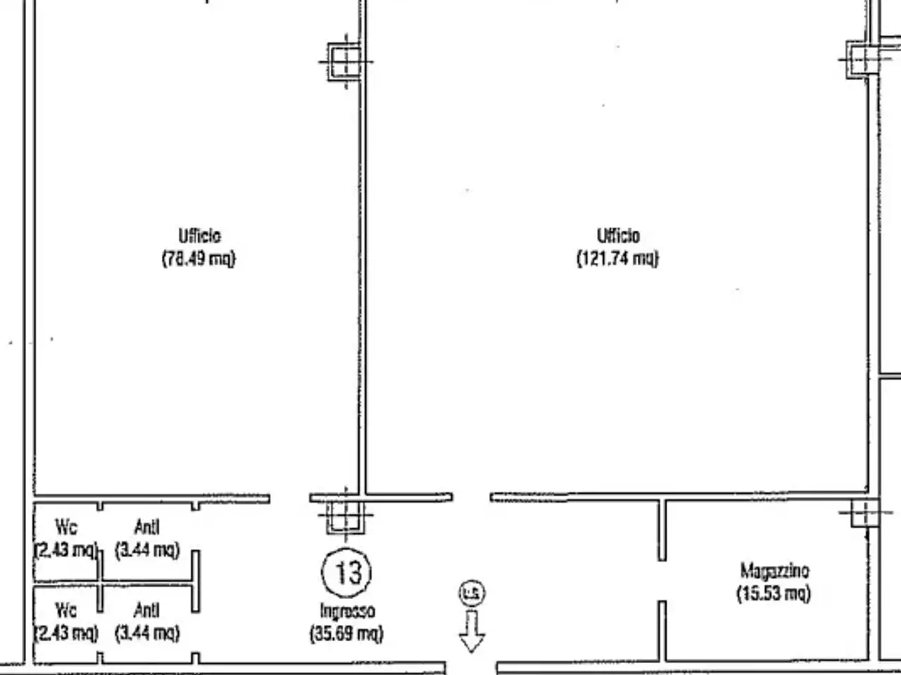 Ufficio in , Gruaro, {3} - Planimetria 1