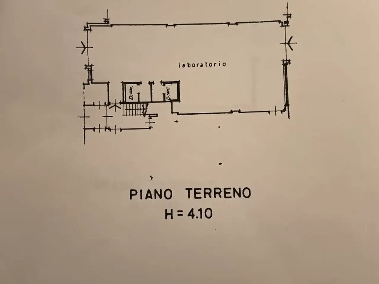 Palazzina commerciale in Via Borgo ai Fossi 51, Scandicci, {3} - Planimetria 1