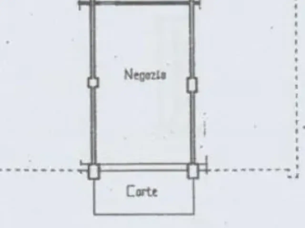 Negozio in Viale Antonio Gramsci, Riccione, {3} - Planimetria 1