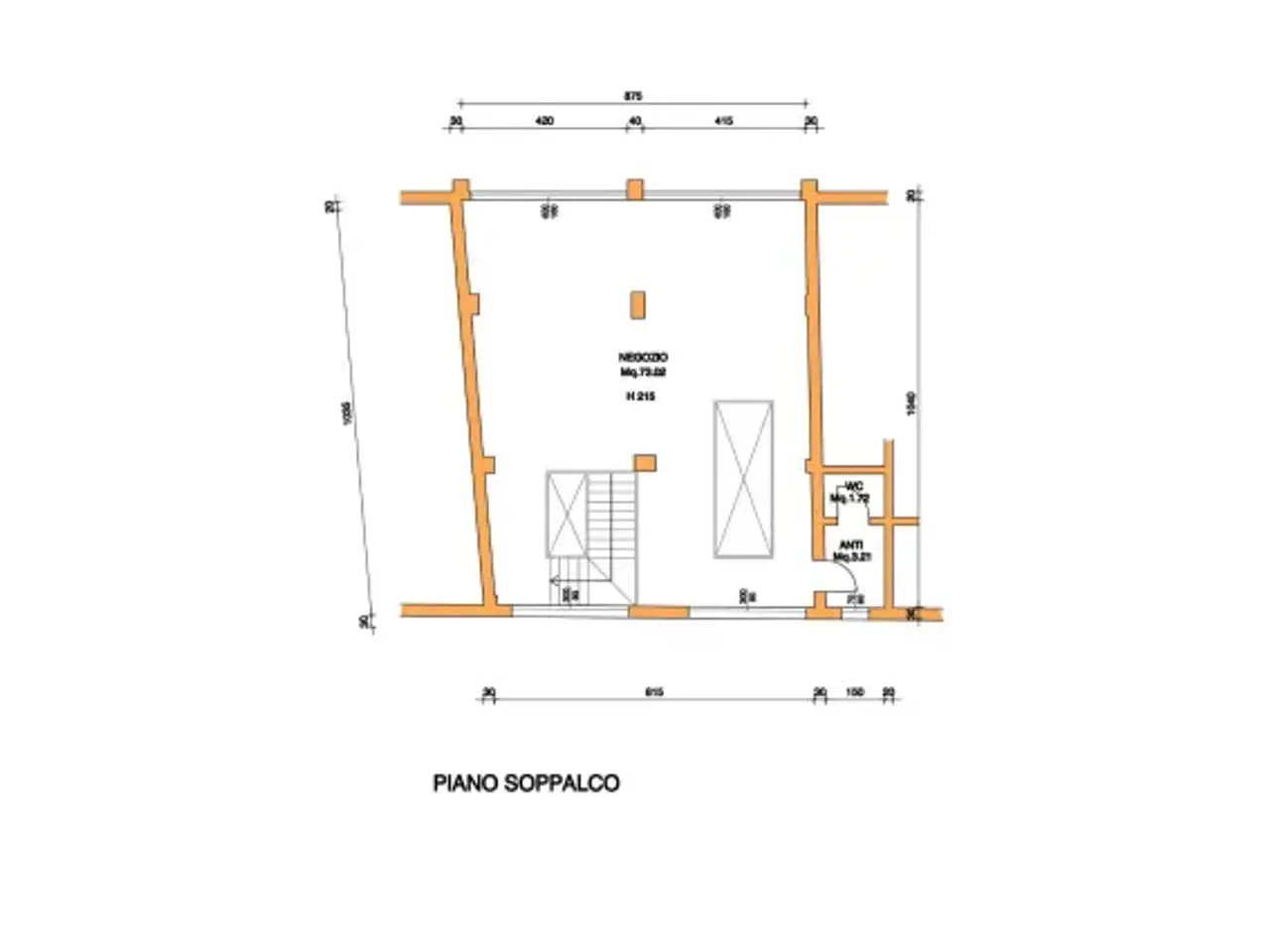Negozio in , Padova, {3} - Planimetria 1